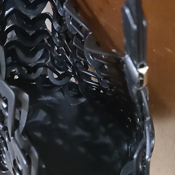 Kate Spade Leather Cut Out Black Shoulder Bag - Picture 10 of 12